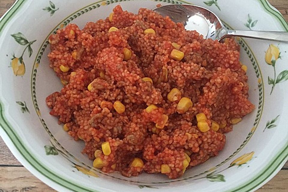 Couscous-Hackfleisch-Pfanne