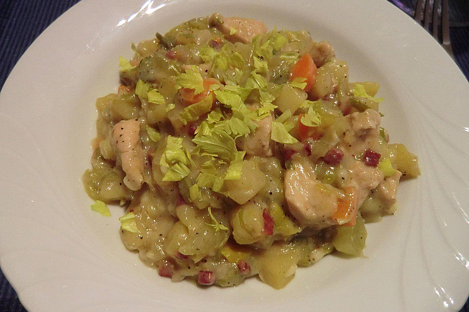 Winterliches Hähnchenragout