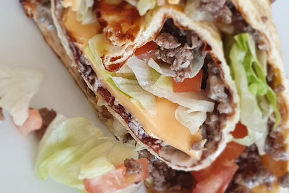 Low-Carb Big Mac Rolle