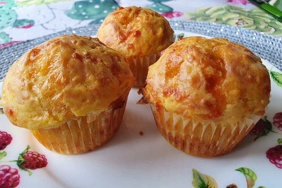 Käse-Kürbis-Muffins