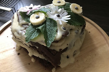 Kleine Schoko Bananen Torte Von Ma Vie Vegan Chefkoch