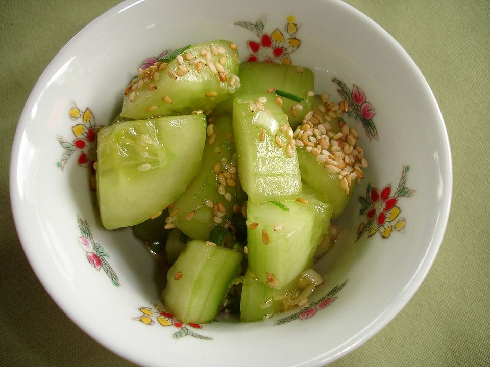 Japanisch-koreanischer Gurkensalat von FranziskaSE | Chefkoch