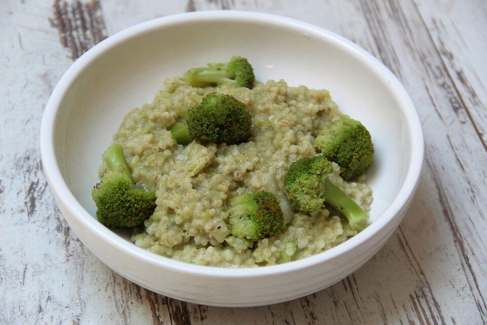 Gerstenrisotto mit Brokkoli