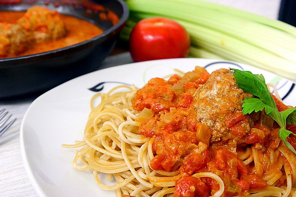 Parmesan Meatballs mit Sour Cream