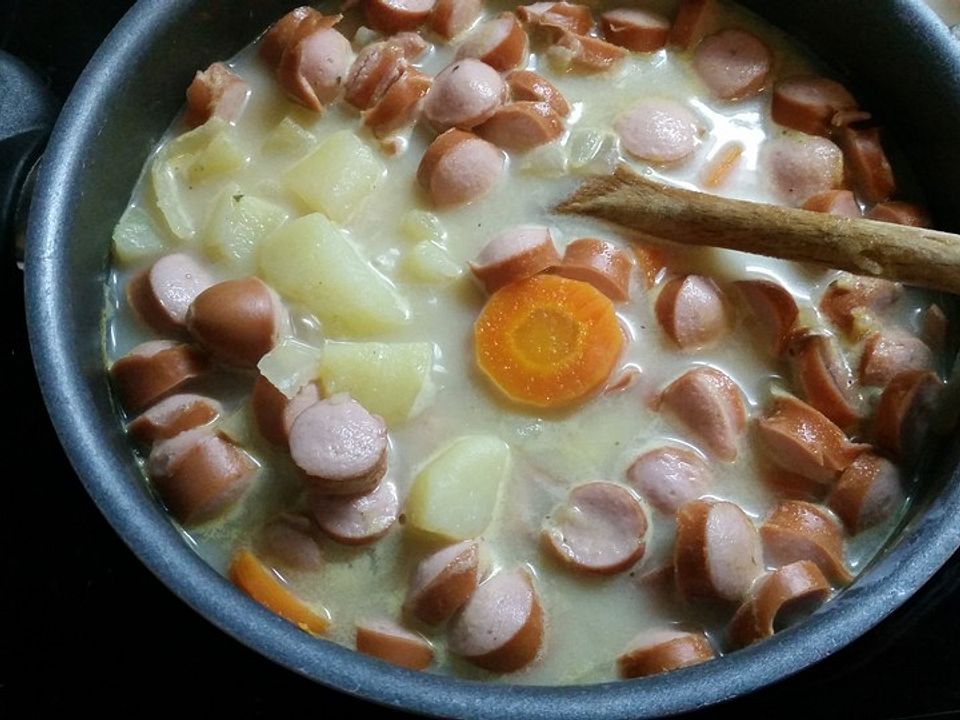 Kartoffelsuppe Mit Wiener Würstl — Rezepte Suchen