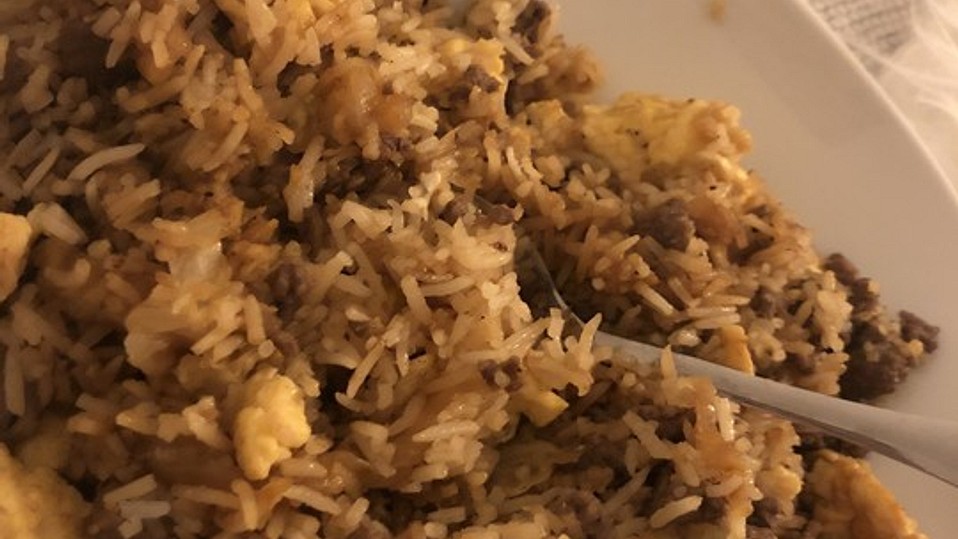 Gebratener Reis mit Hackfleisch von Wienerin Gebratener Reis mit Hackfleisch von Wienerin