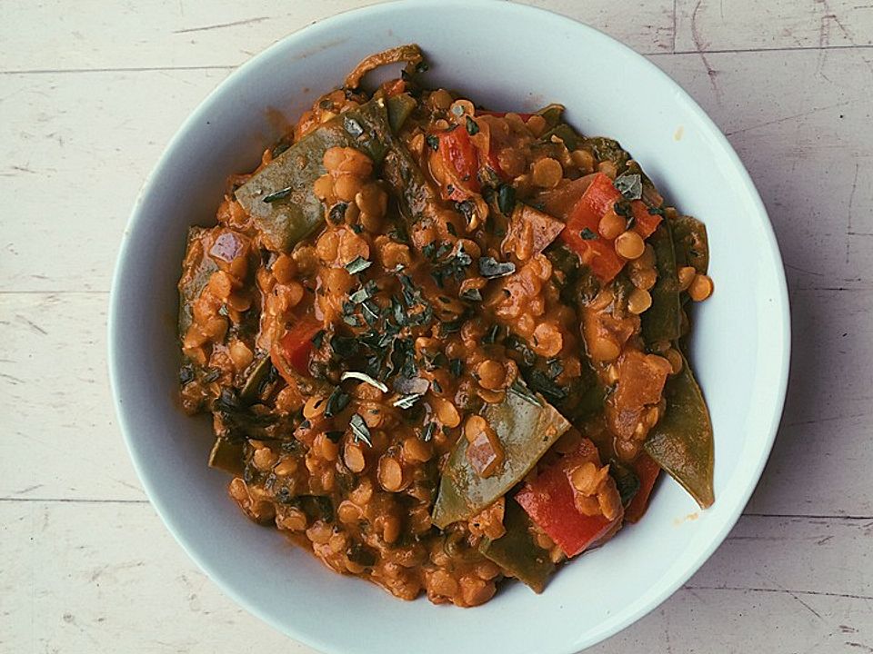 Einfaches Rote-Linsen-Spinat-Curry von annamoex| Chefkoch