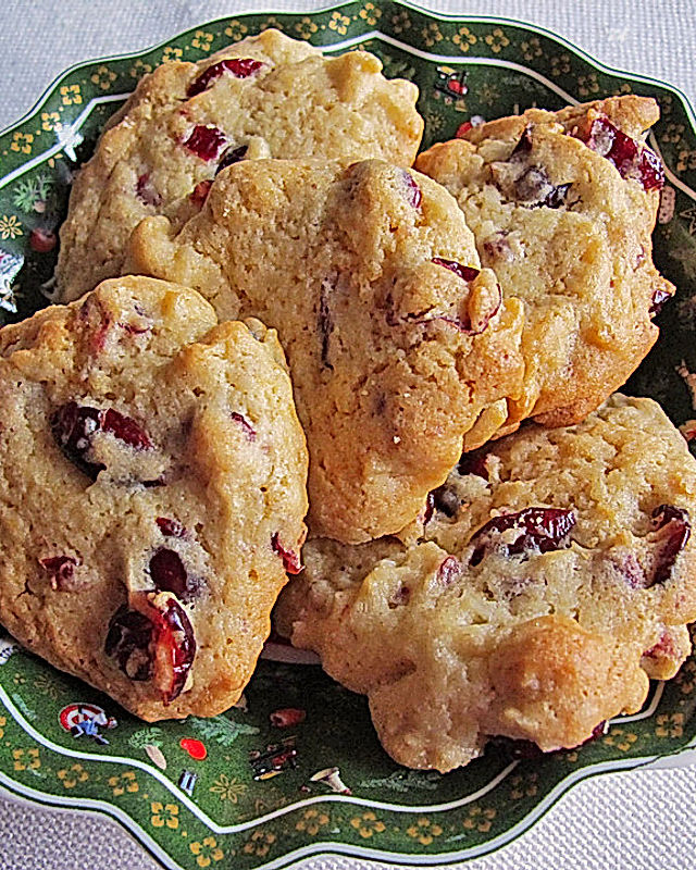 Macadamia - Cranberry Cookies
