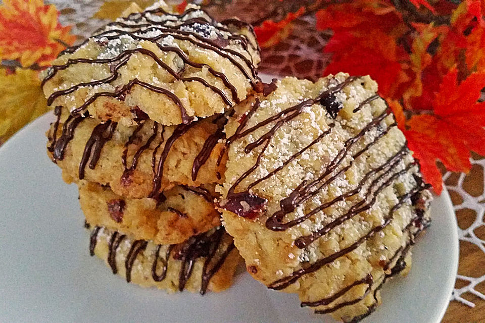 Macadamia - Cranberry Cookies