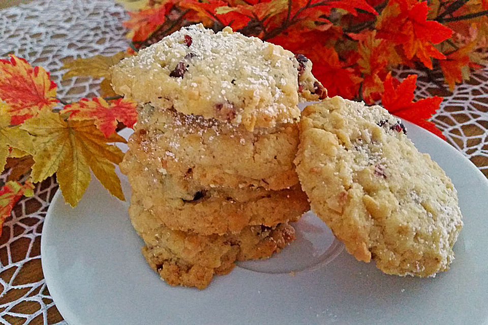 Macadamia - Cranberry Cookies