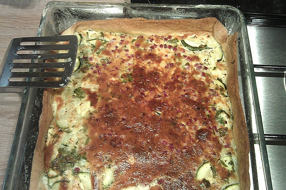 Quiche mit Zucchini