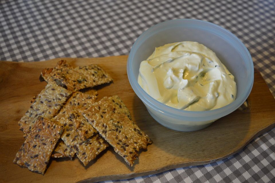 Knäckebrot mit Kernen, ganz simpel