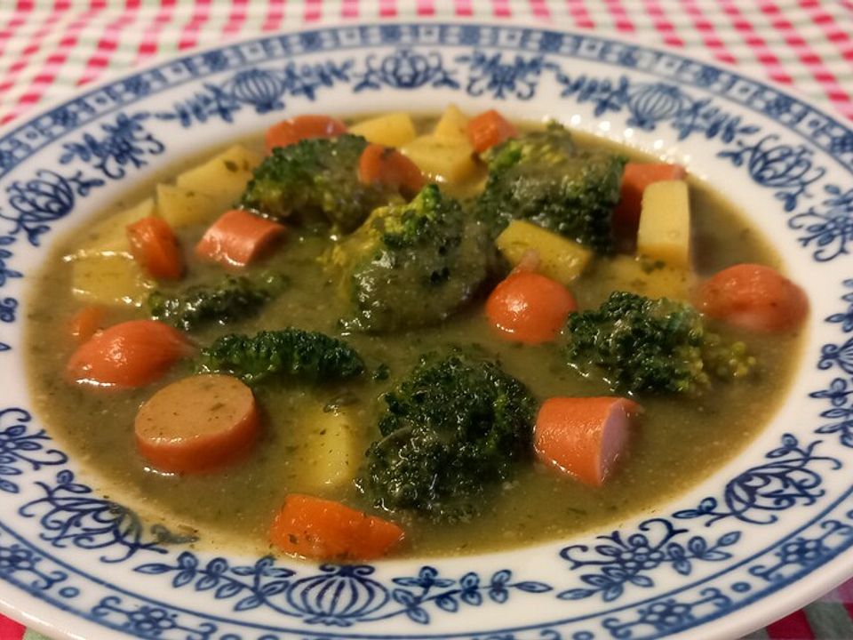 Brokkolieintopf mit Knoblauchwurst von Homfeld2015| Chefkoch
