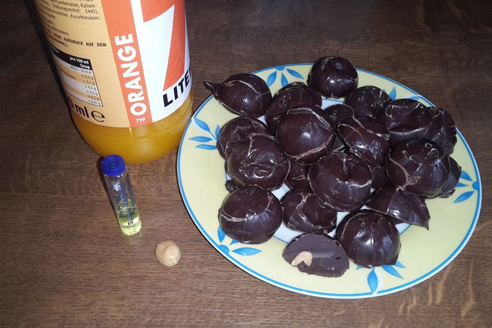 Pralinen mit Orangengeschmack