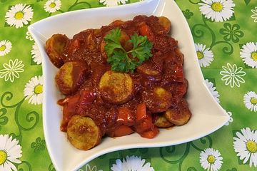 Low-Carb Currywursttopf
