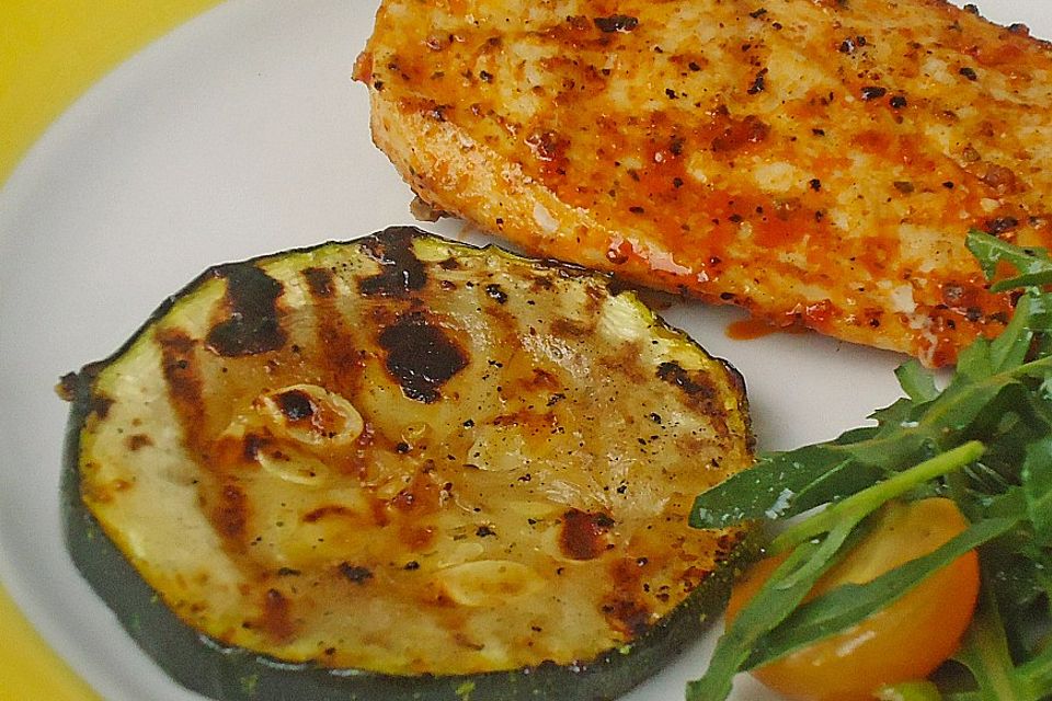 Zucchini gegrillt