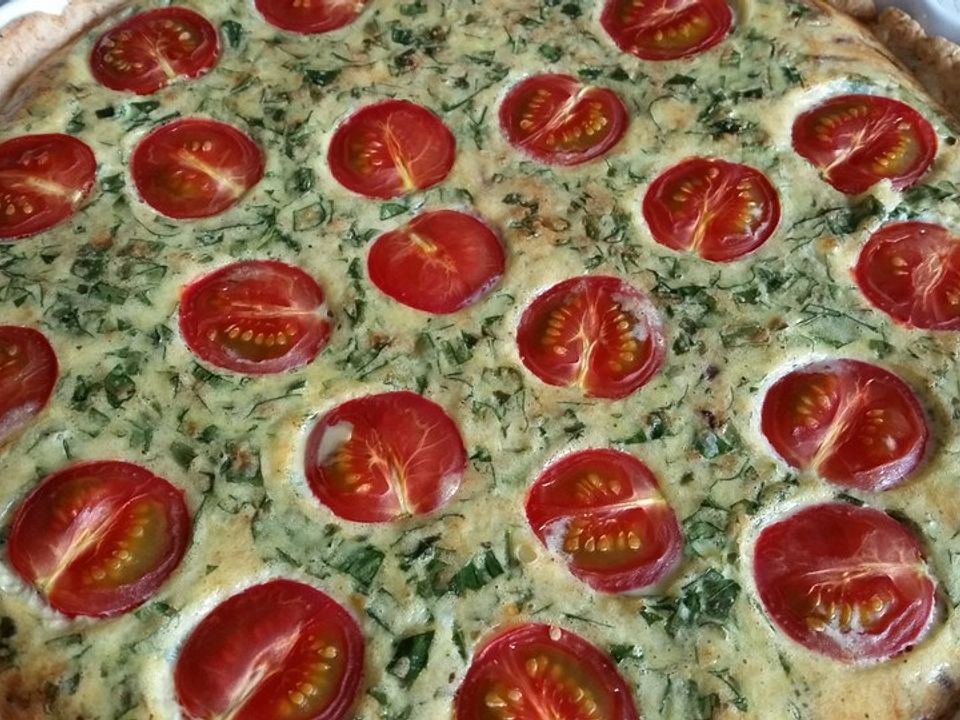 Bärlauch-Tomaten-Quiche von Java| Chefkoch