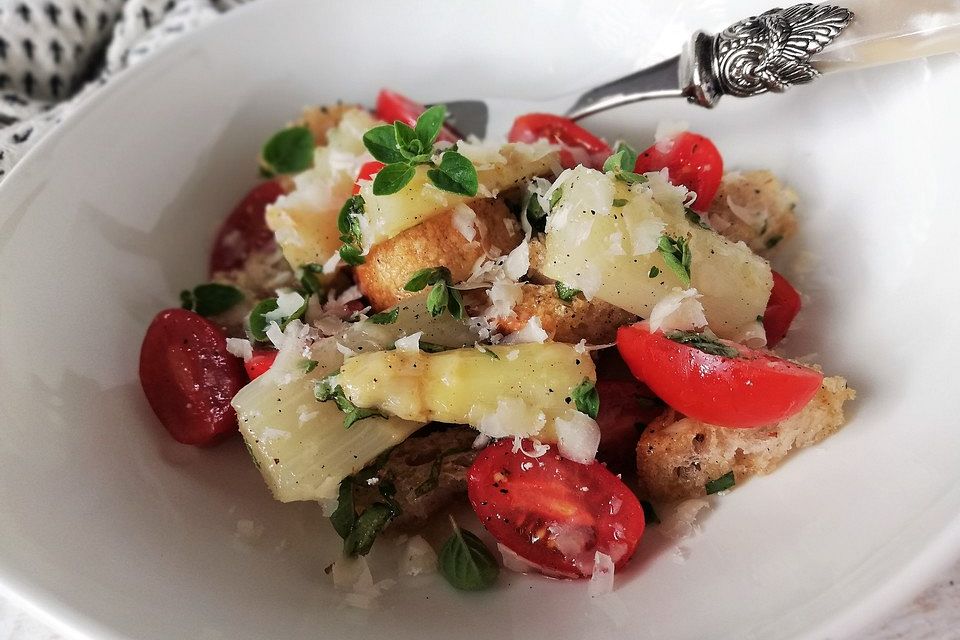 Bauernsalat mit Spargel