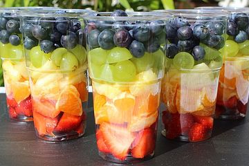 Fruit Salad to go mit Zitrus-Dressing