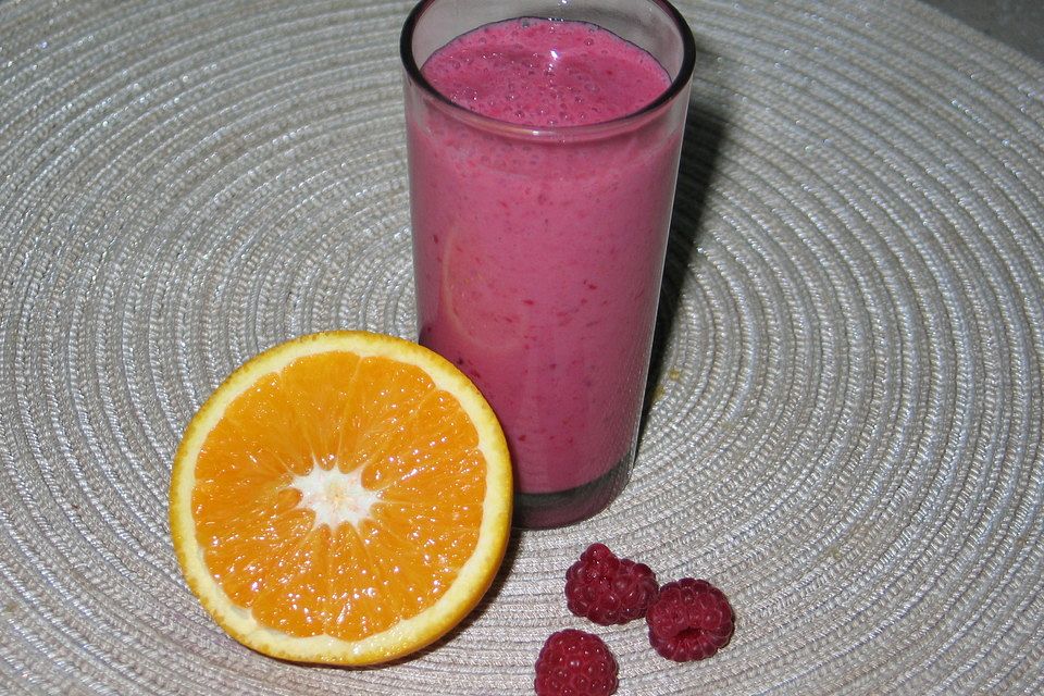 Himbeer-Orangen-Smoothie