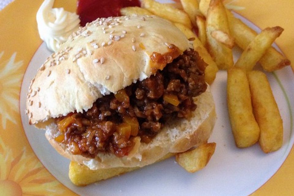 Sloppy Joes – Amerikanische Hackfleisch-Burger