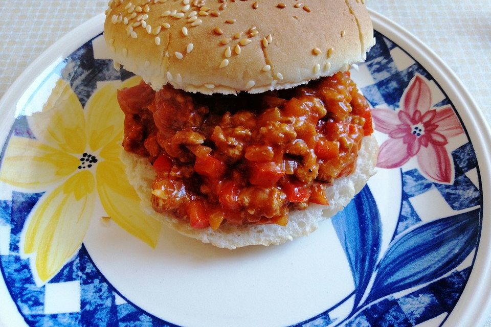 Sloppy Joes – Amerikanische Hackfleisch-Burger