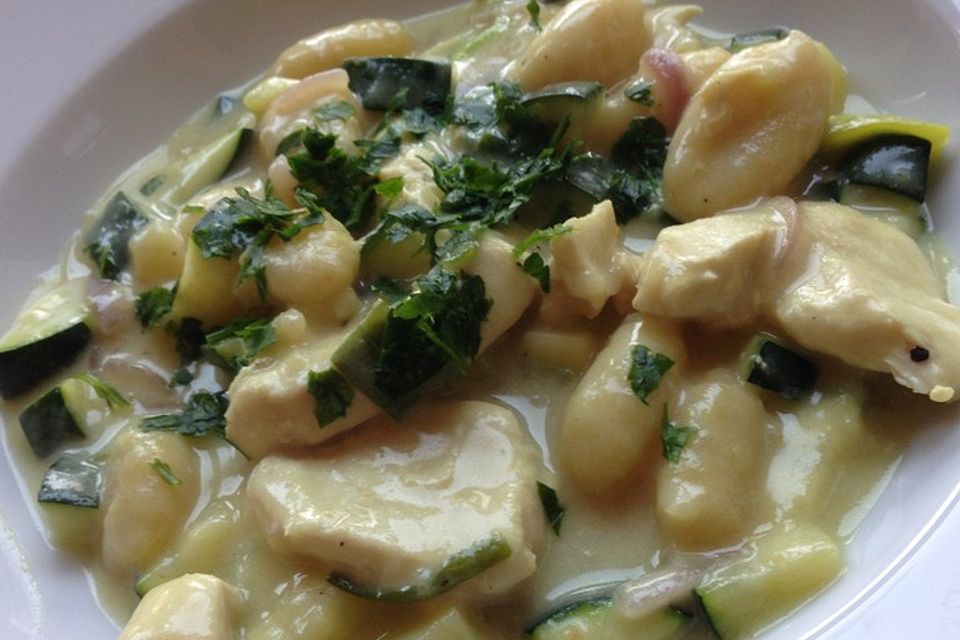 Gnocchi-Pfanne mit Hähnchenbrust