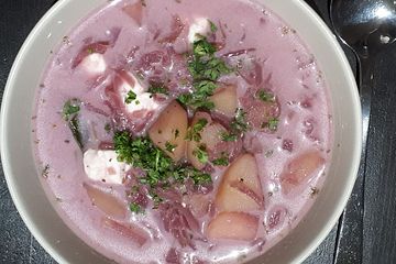 Rotkohl Kartoffel Eintopf Mit Feta Vegetarisch Von Mad4cars Chefkoch