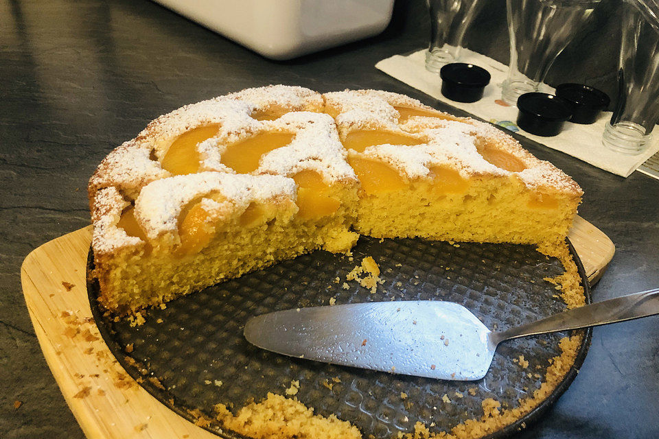 Sandmasse für Obstkuchen