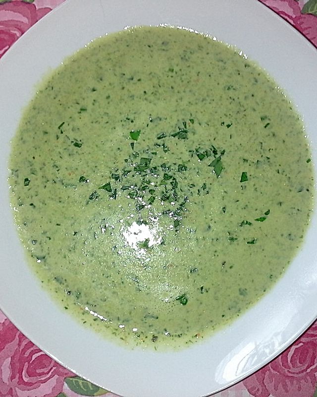 Bärlauch-Käse-Suppe