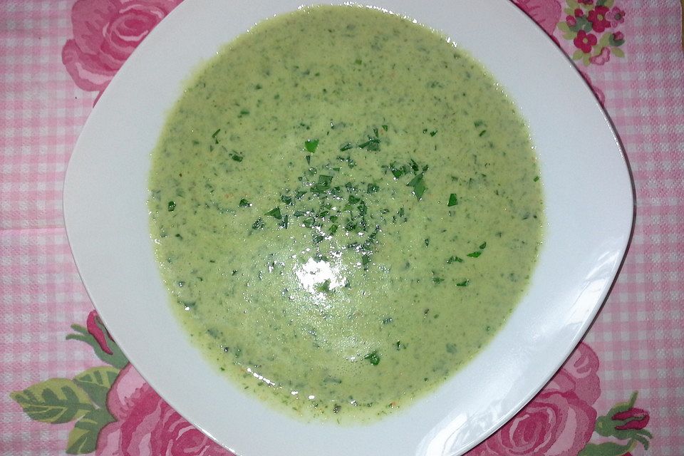 Bärlauch-Käse-Suppe