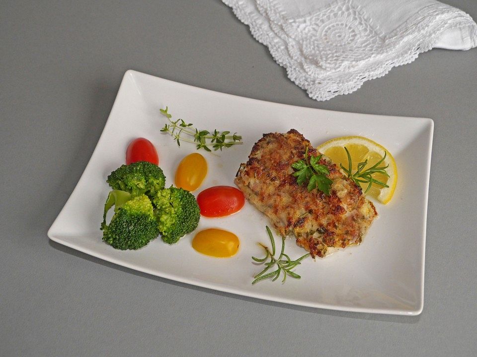 Fischfilet mit Kräuter-Parmesan-Kruste von ars_vivendi | Chefkoch