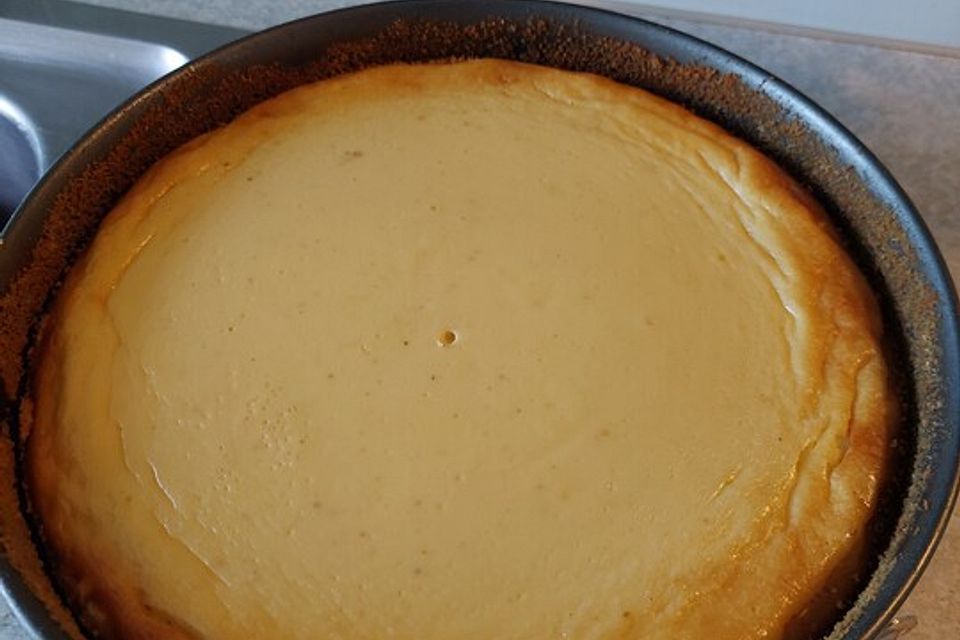 Topfenkuchen mit Blaubeerguss
