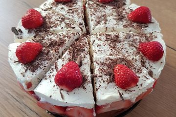 Erdbeerkuchen Mit Schokoladenboden Von Anneforever Chefkoch