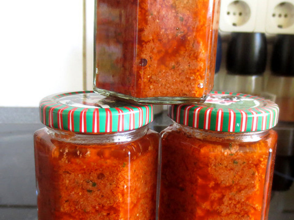 Tomaten-Paprika-Pesto von jennroes| Chefkoch