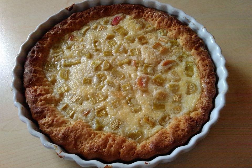 Rhabarber-Rahm-Kuchen