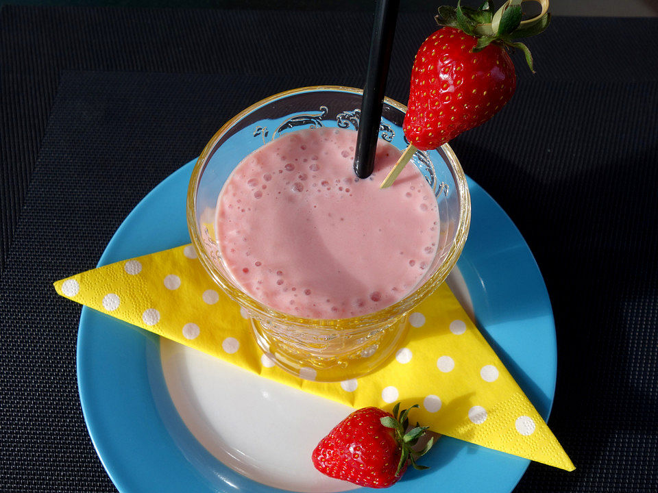 Erdbeer-Joghurt-Shake von Nudili| Chefkoch
