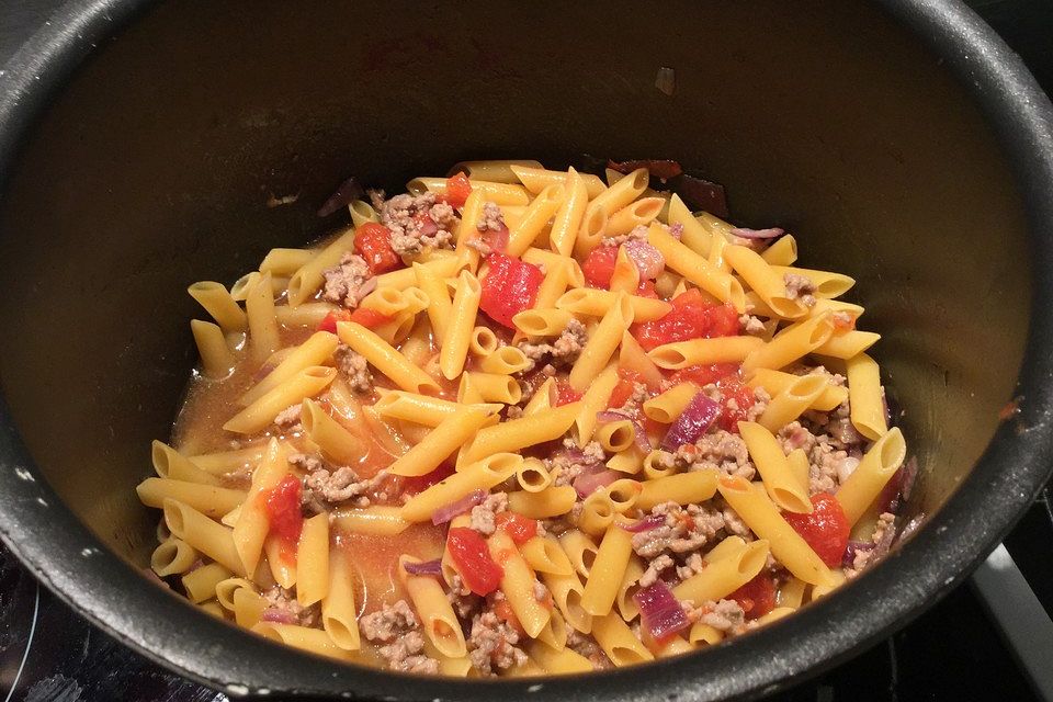 One-Pot-Pasta-Hackfleisch