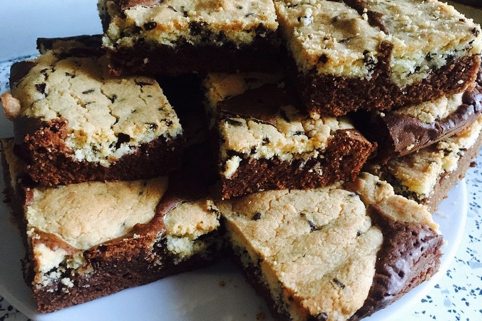 Brookies - Brownies mit knuspriger Cookie-Kruste