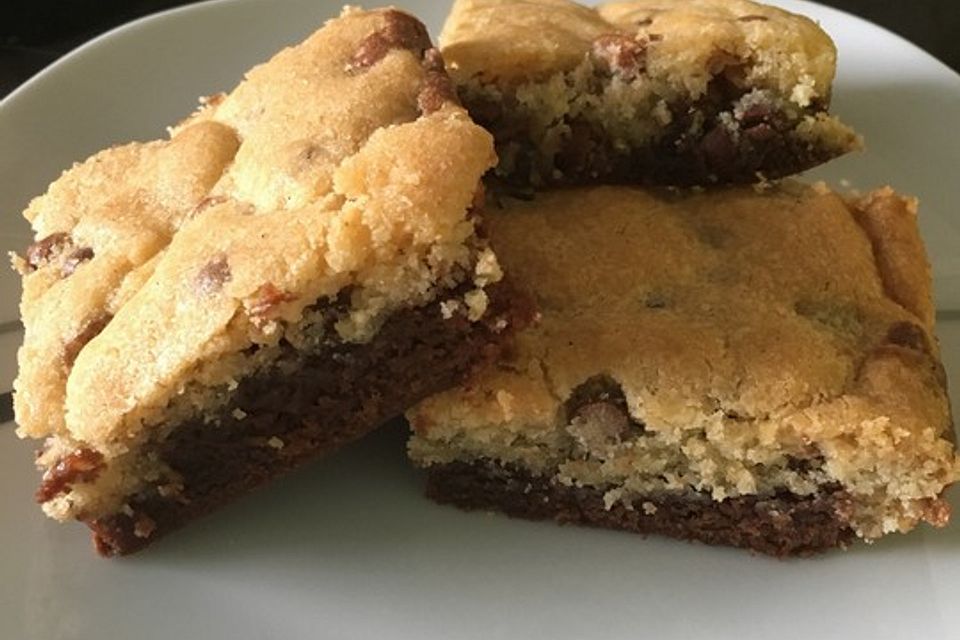 Brookies - Brownies mit knuspriger Cookie-Kruste