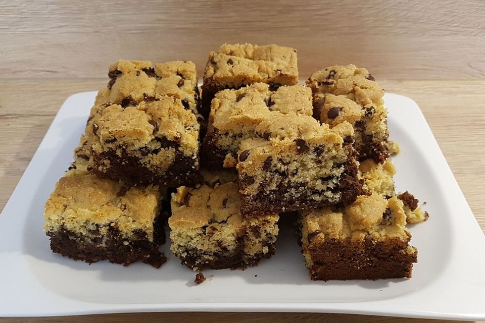 Brookies - Brownies mit knuspriger Cookie-Kruste