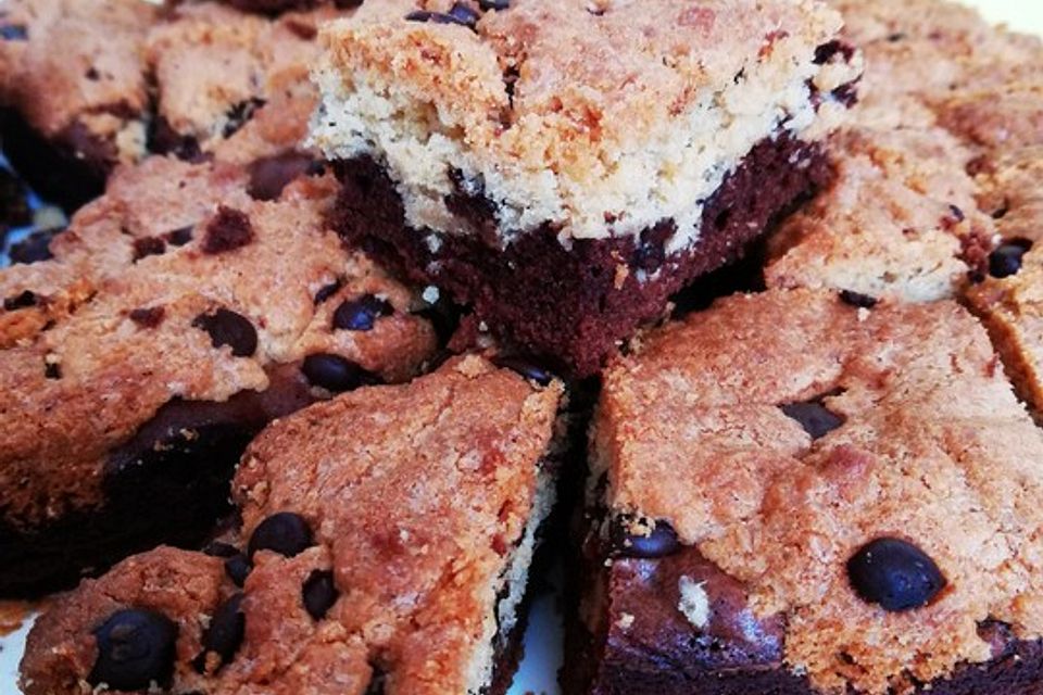 Brookies - Brownies mit knuspriger Cookie-Kruste