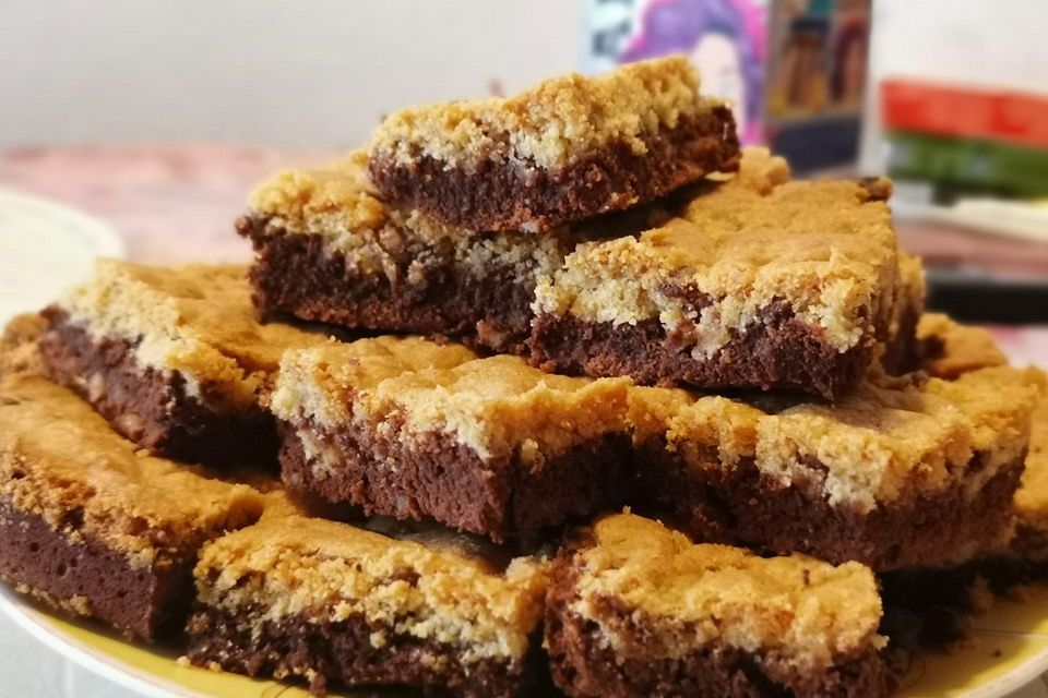 Brookies - Brownies mit knuspriger Cookie-Kruste