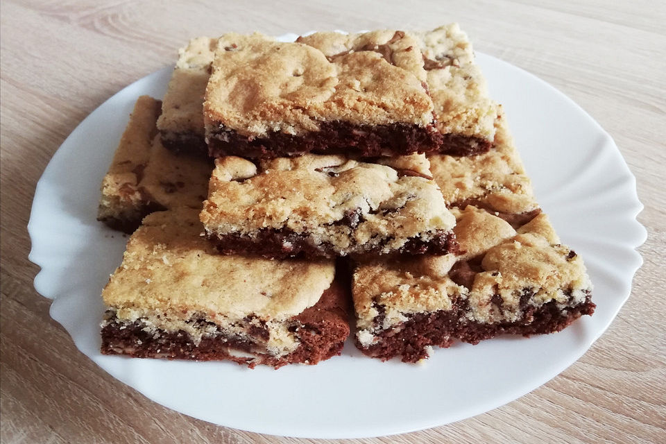 Brookies - Brownies mit knuspriger Cookie-Kruste