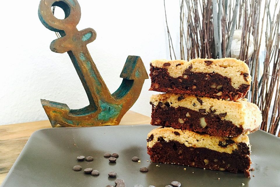 Brookies - Brownies mit knuspriger Cookie-Kruste