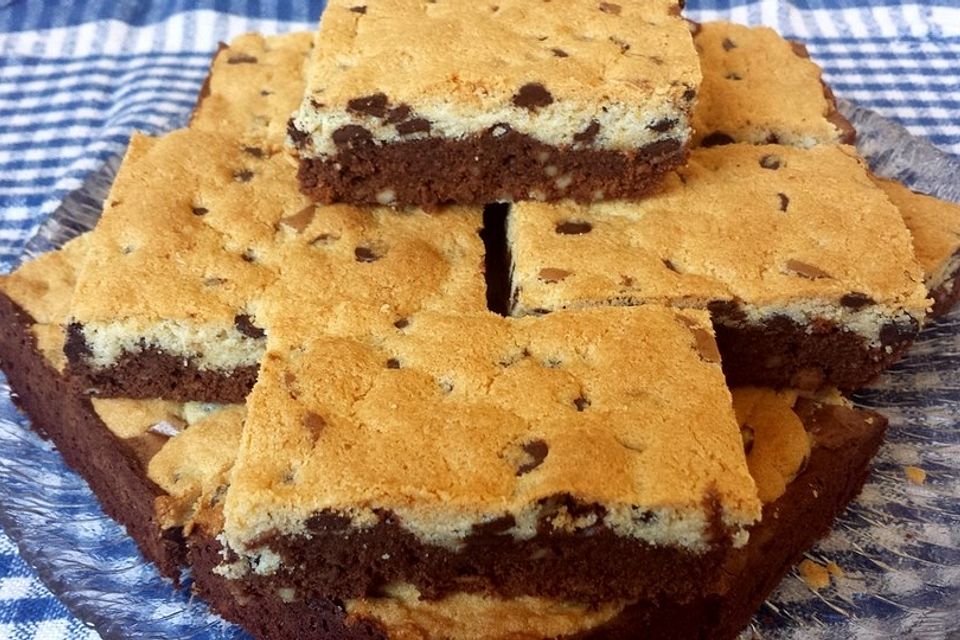 Brookies - Brownies mit knuspriger Cookie-Kruste