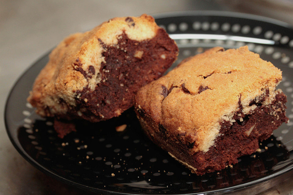 Brookies - Brownies mit knuspriger Cookie-Kruste