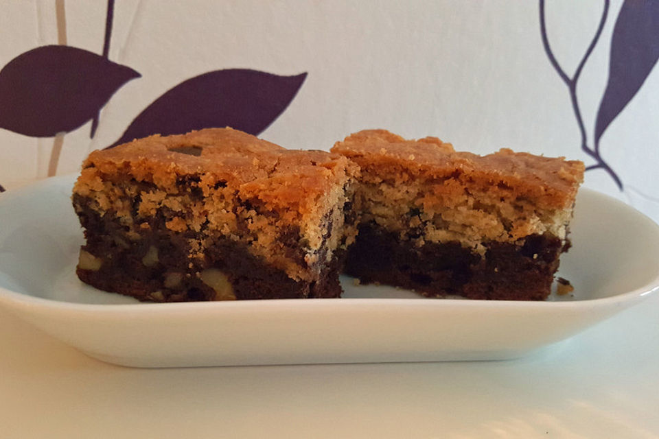 Brookies - Brownies mit knuspriger Cookie-Kruste