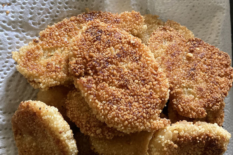 Potato Puffs mit Dip - knusprig-cremige Kartoffelplätzchen