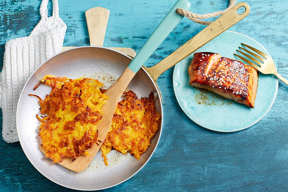 Pumpkin Patties - würzige Kürbis-Puffer